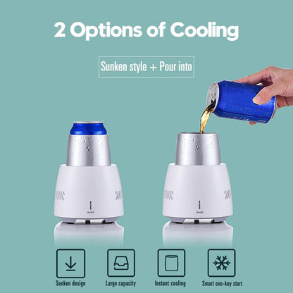 Portable Fast Cooling Cup Electronic Refrigeration Cooler Kitchen Gym From House