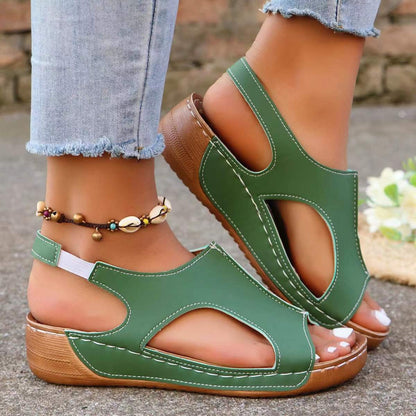 New Summer Wedges Sandals With Elastic Band Design Women Gym From House