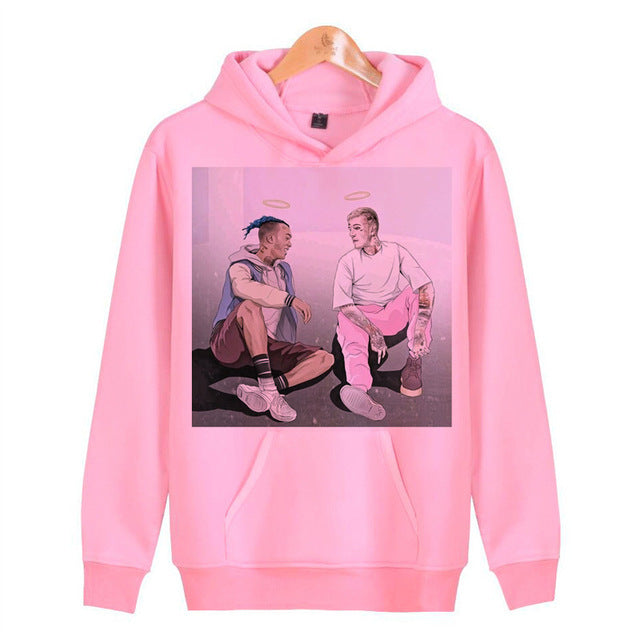 Loose Hooded Lovers Sweatshirt Women dealsniper-net B Style 3XL