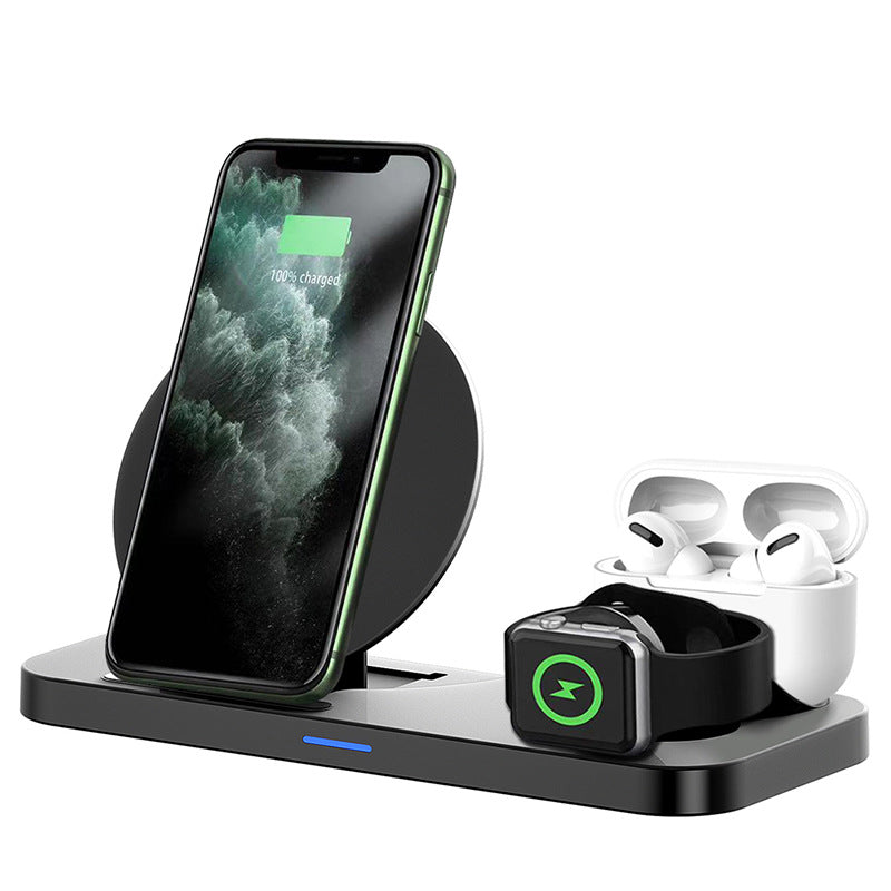 3 in 1 Wireless Fast Charger Gadgets Gym From House Black AU plug