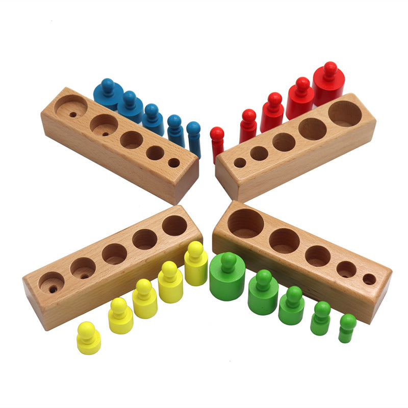 Montessori kindergarten early education toy building blocks Kids DealSniper.net