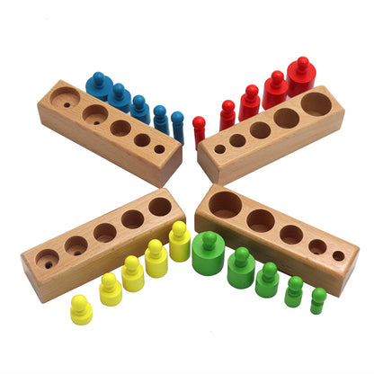 Montessori kindergarten early education toy building blocks Kids DealSniper.net