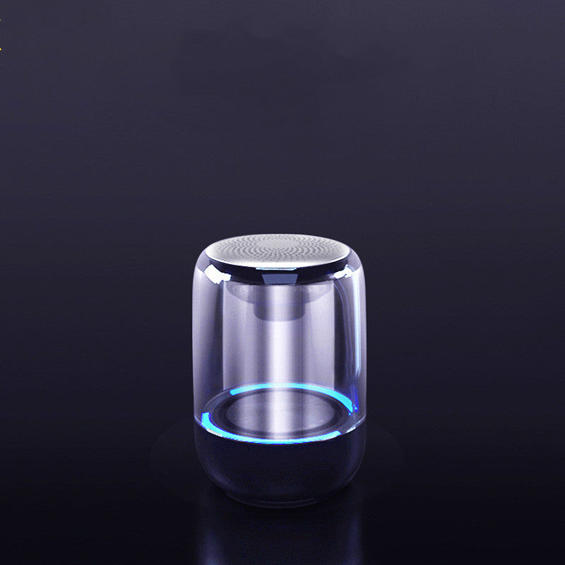 C7 Transparent Crystal Wireless Speaker Home dealsniper-net High match Black