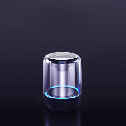 C7 Transparent Crystal Wireless Speaker Home dealsniper-net High match Black