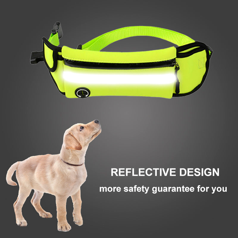 Pet Waist Bag Sports Traction Rope Reflective Waterproof Running Traction Rope Pets dealsniper-net