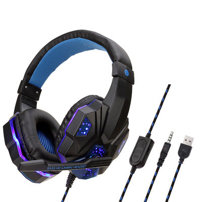 headphones Gadgets dealsniper-net Black blue A