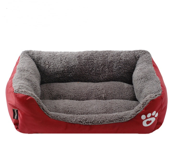 Winter Warm Pet Bed Dog Nest Pets Gym From House Red L