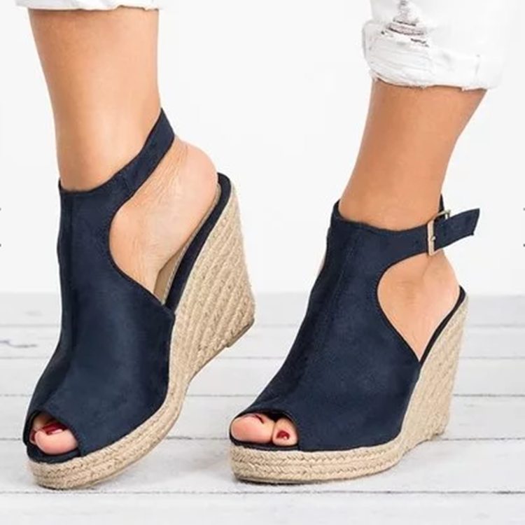 Fashion Women Platform Sandals Peep Toe Spartan Sandals Women Summer Wedges High Heel Shoes Women dealsniper-net