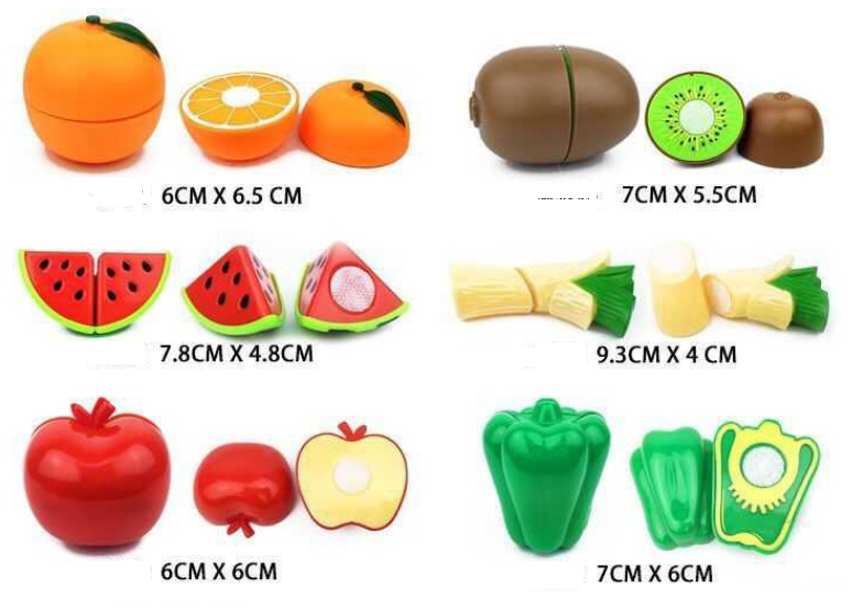 Simulation fruit cutting toy