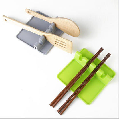 Kitchen Silicone Spoon Pad Spatula Mat Kitchen dealsniper-net