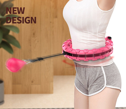 Lazy thin waist weight loss circle Sports dealsniper-net Grapefruit pink 24 knots