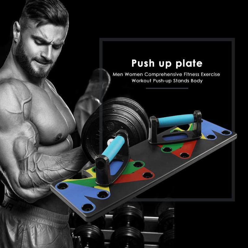 Power Press Push Up Board Nine System Sports Gym From House