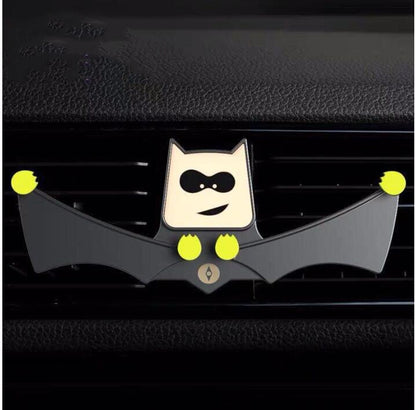 Cool Batman Phone Holder In Car Air Vent Clip Mount Mobile Phone Holder Gadgets dealsniper-net Gold 1pc