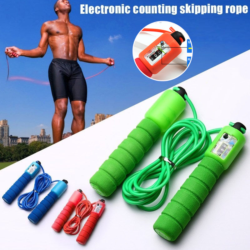 Skipping Rope With Counter Adjustable Length Counter Wear-resistant Sports Gym From House