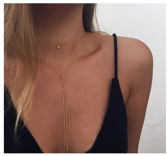 Multilayer Lariat Necklace Jewelry dealsniper-net