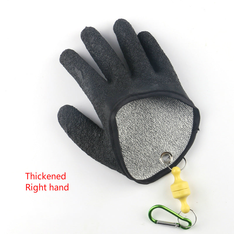 Fishing Gloves Anti-Slip Protect Hand From Puncture Scrapes Fisherman Outdoor dealsniper-net Thicken Right Hook