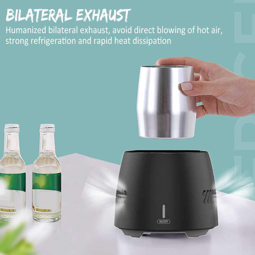 Portable Fast Cooling Cup Electronic Refrigeration Cooler Kitchen Gym From House