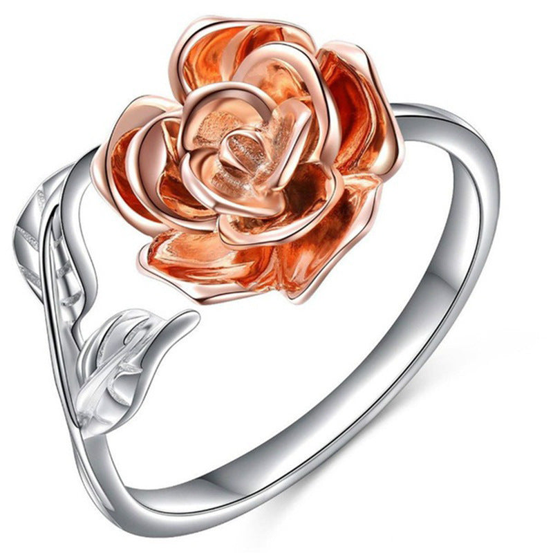 Rose Adjustable Ring Jewelry dealsniper-net