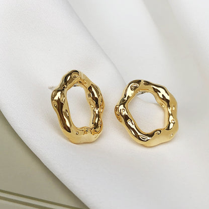 Vintage personality French cold wind ring Jewelry dealsniper-net Earrings 7US