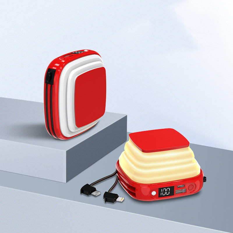 Mobile power portable night light Electronics DealSniper.net Red