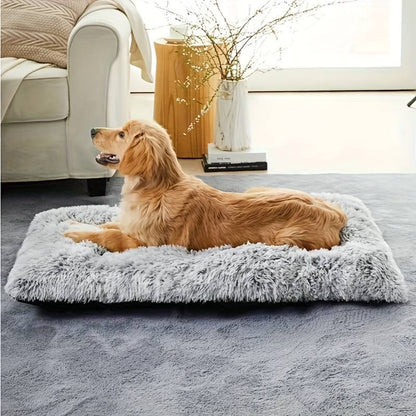 Pet Dog Bed Long Plush Cozy Warm Sleeping Beds Pets DealSniper.net