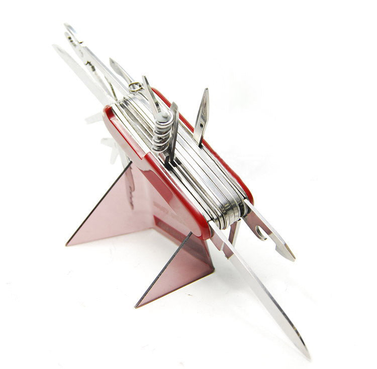 Multifunctional Stainless Steel SwissArmy Knife Outdoor DealSniper.net