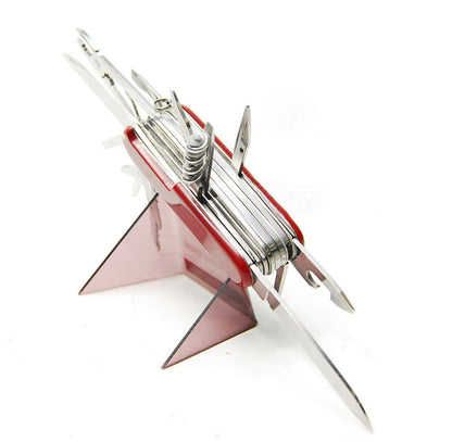 Multifunctional Stainless Steel SwissArmy Knife Outdoor DealSniper.net