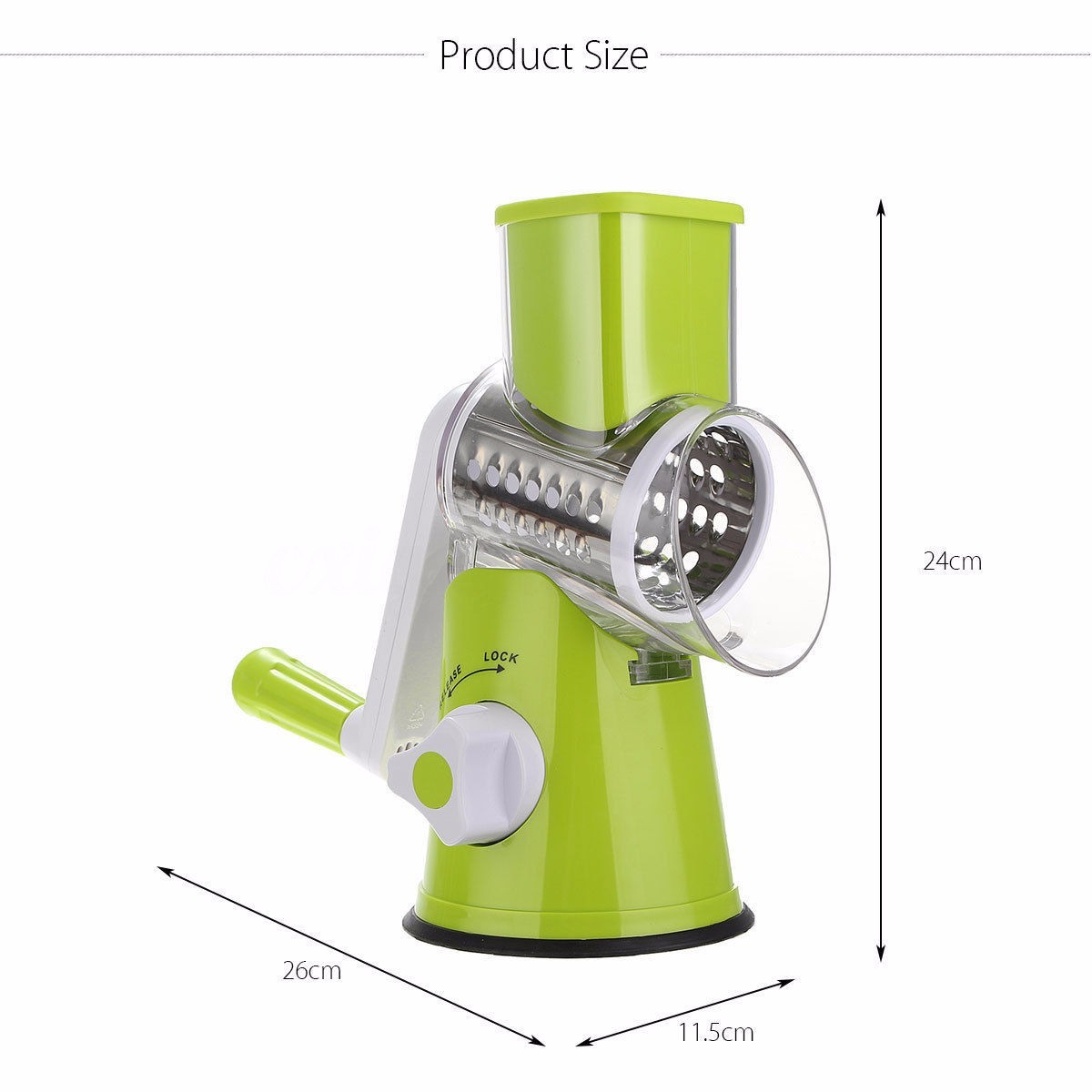 Vegetable Cutter Round Mandoline Slicer Potato Julienne Carrot Grater Cheese Kitchen dealsniper-net