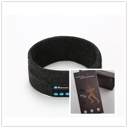 Wireless Bluetooth Headband Outdoor Fitness Yoga Headband Sports DealSniper.net Dark Grey1 with box