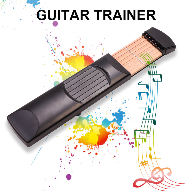 Pocket Guitar Portable for Acoustic Guitar Practice for Beginner Hobby Gym From House