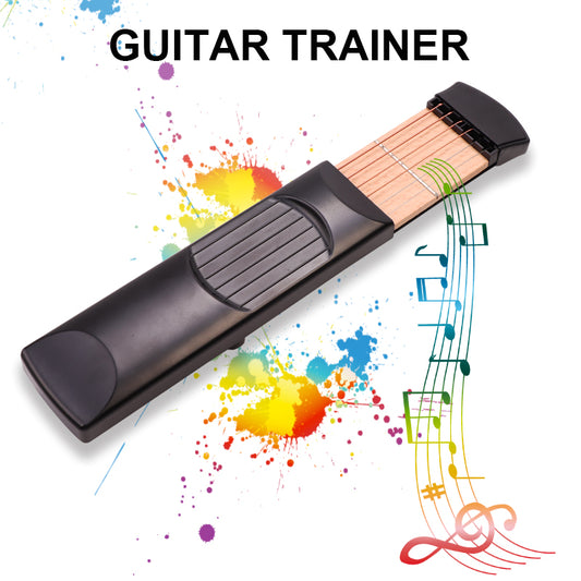 Pocket Guitar Portable for Acoustic Guitar Practice for Beginner Hobby Gym From House