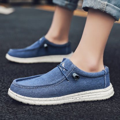 Men Loafers Fashion Canvas Shoes