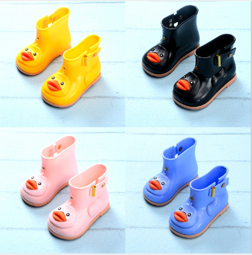 Children's rain boots Korean version of non-slip water shoes