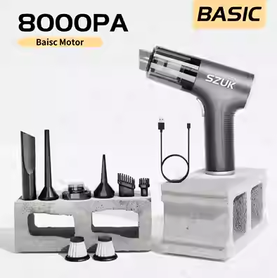 98000PA Car Vacuum Cleaner Powerful Cleaning Machine Car Ac Vehicle DealSniper.net Basic 2hapa USB