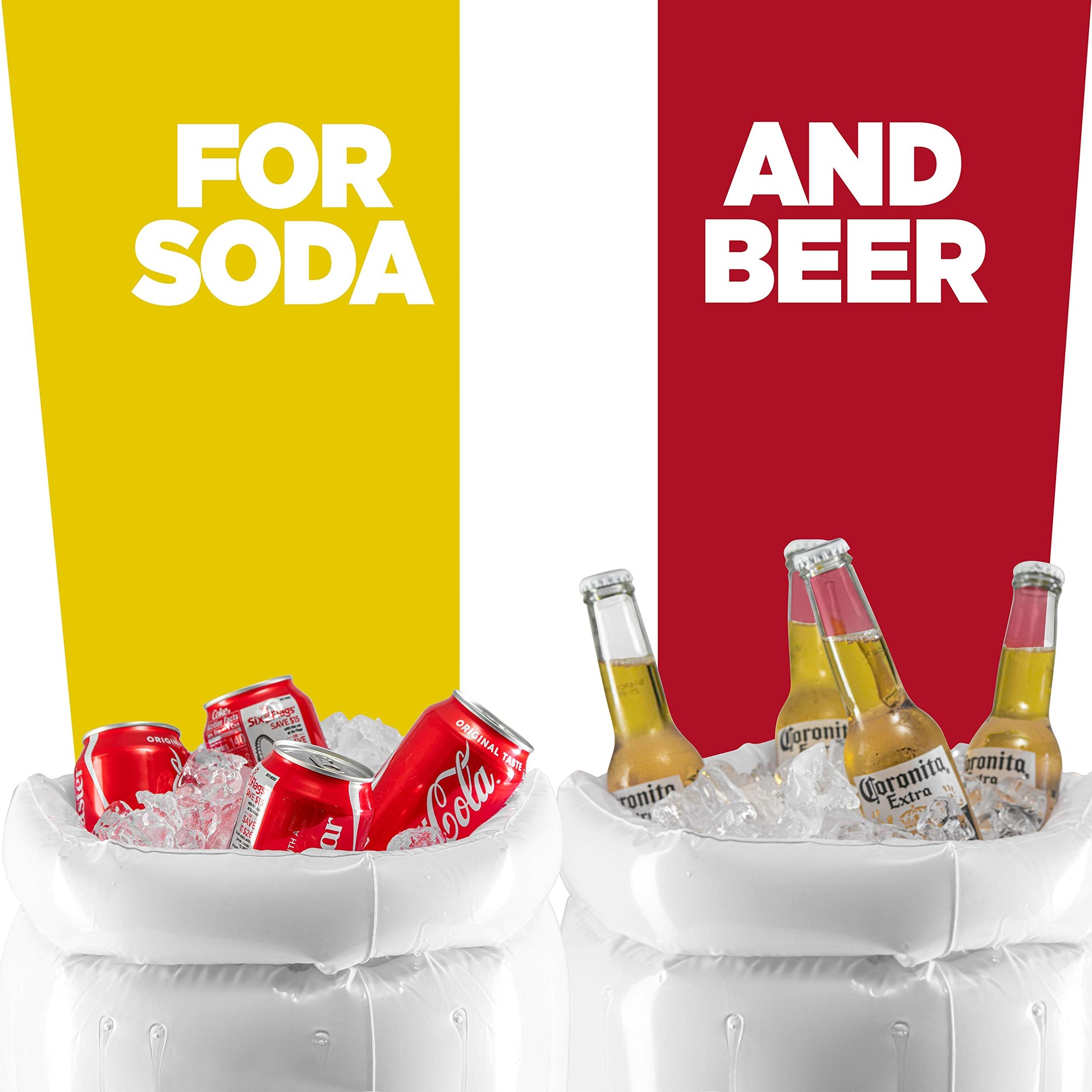 Large Inflatable Beer Mug Cooler Pool Float Drink Cooler For Adults Deals DealSniper.net