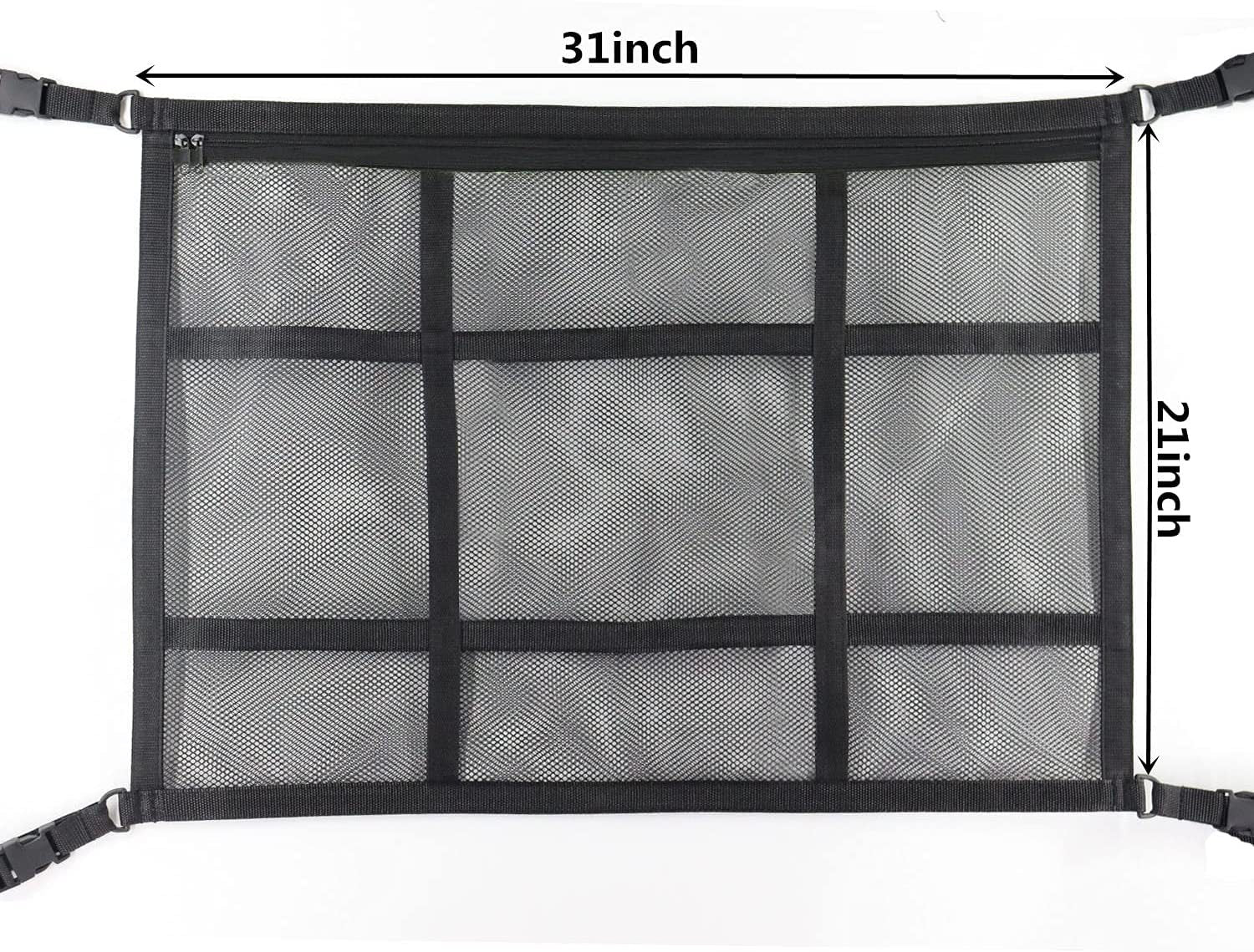 Car Ceiling Cargo Net Pocket Car Ceiling Cargo Net Pocket Vehicle Gym From House Black 31inchx21inch