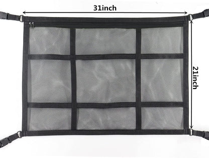 Car Ceiling Cargo Net Pocket Car Ceiling Cargo Net Pocket Vehicle Gym From House Black 31inchx21inch