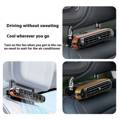 Car Turbine Fan Rear Seat USB Small Fan Vehicle DealSniper.net
