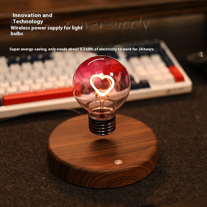 Magnetic Suspension Bulb Love Small Night Lamp Desktop Decoration Home Decor DealSniper.net