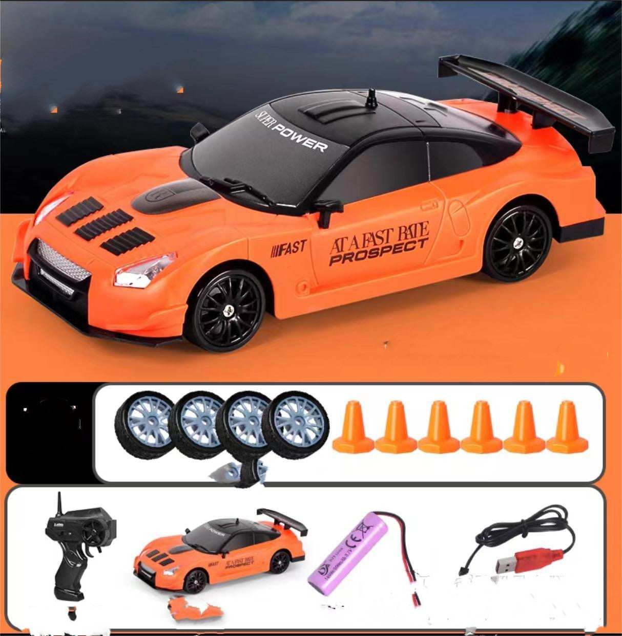 2.4G Drift Rc Car 4WD RC Drift Car Toy Remote Control Christmas Gifts