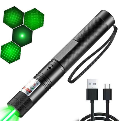 Cross-border 303 Laser Flashlight, High Power, Starry Sky Pattern Outdoor DealSniper.net