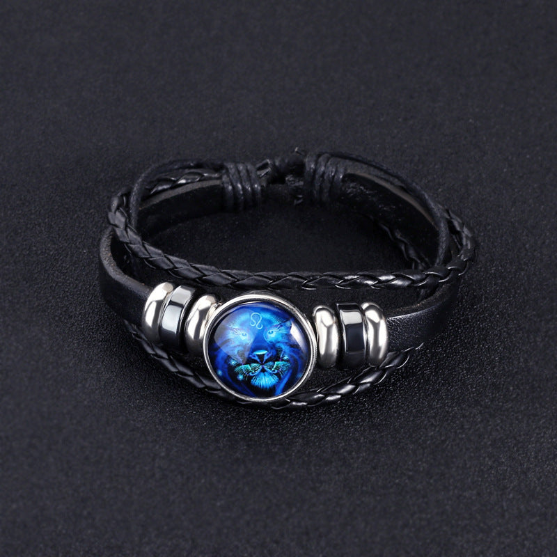 12 Constellations Luminous Bracelet Fashion Nightlight Jewelry Gym From House