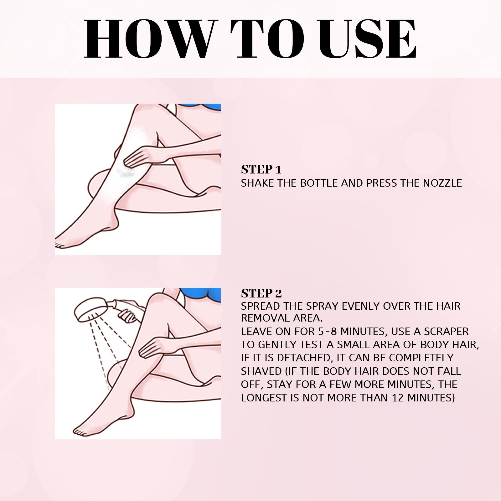 Mu Si Honey Hair Removal Spray Removes All Over The Body Beauty DealSniper.net