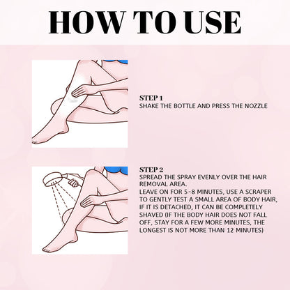 Mu Si Honey Hair Removal Spray Removes All Over The Body Beauty DealSniper.net