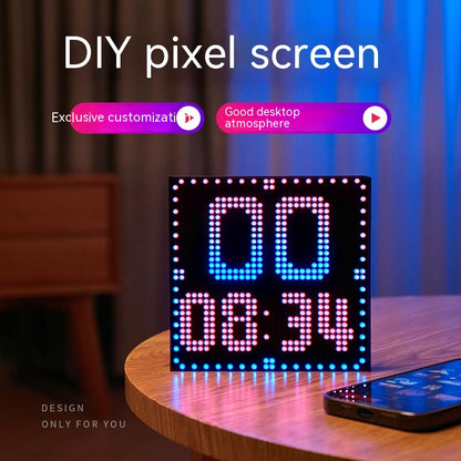 DIY Pixel Atmosphere Good Item Layout Night Light Atmosphere Home Decor DealSniper.net USB DIY Pixel Atmosphere Light 1piece