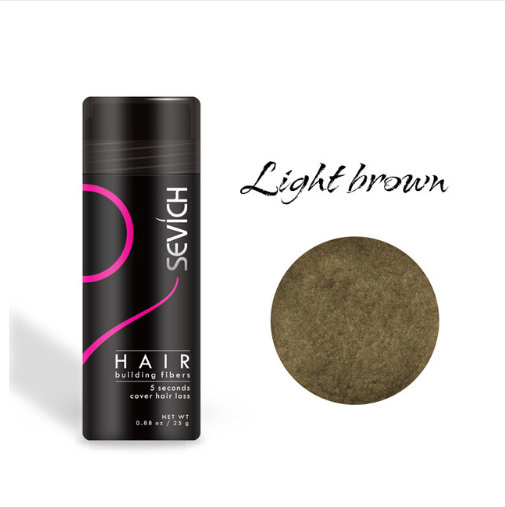 Hair Building Fibers Keratin Thicker Anti Hair Loss Products Concealer Beauty dealsniper-net 25g light brown