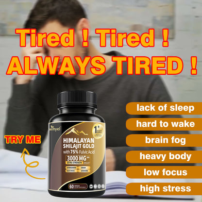 Shilajit Capsules, Ashwagandha Gokshura, 85 Trace Minerals Beauty Gym From House