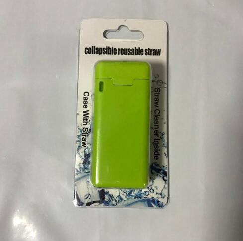 Pocket straw Drop shipping Reusable Portable Stainless Final Straw Gadgets dealsniper-net Green2