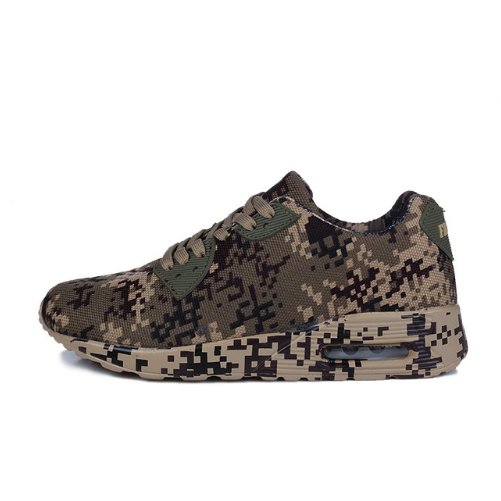 Camouflage air cushion shoes fashion men and women sports shoes Women dealsniper-net Camouflage 38