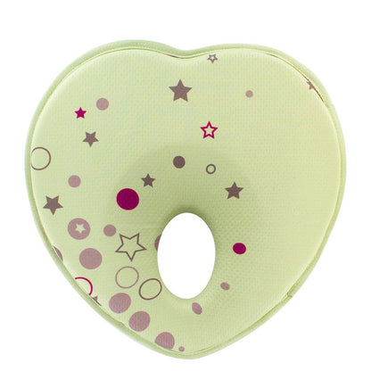 Newborn Infant Anti Roll Pillow Prevent Flat Head Neck Pillow Kids dealsniper-net green